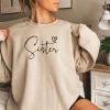 Funny Sister Sweatshirt, Sister Gift, Big Sister Long Sleeve, Little Sisters, Gifts For Sister, Big Sister Gift, Funny Saying
