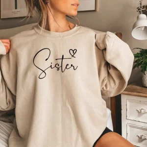 Sister-Sweatshirt-Custom-Sister-Personalised-Unisex-Sweatshirts-Customised-Text-Gift-for-Her-Matching-Sister-Jumpers-3_gm_optimized.webp Funny Sister Sweatshirt, Sister Gift, Big Sister Long Sleeve, Little Sisters, Gifts For Sister, Big Sister Gift, Funny Saying