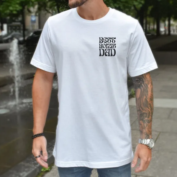 Step Dad Gift for Stepdad Best Bonus Dad Shirt, Stepdad Fathers Day, Bonus Dad T-Shirt, Bonus Dad Gift, Step Dad Fathers Day