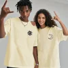 Couple Matching T-Shirt With Romantic Sun and Moon Print Design, The Best Family Matching Gift