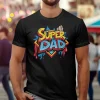 Super Dad T-Shirt, Father's Day Gift Idea, Comic Book Style Superhero Dad, Fun Graphic Tee for Dads, Cool Dad