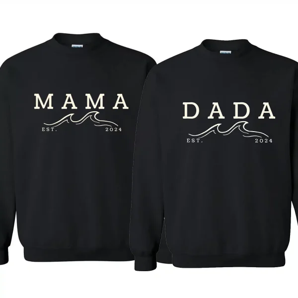 The Big One Shirt 1st Birthday Shirt Surf Birthday Outfit Toddler Boy Ocean Wave Sweatshirt Family Surfer Mommy And Me Crewneck