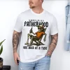 Surviving Fatherhood One Beer At A Time T-Shirt, Funny Dad, Skeleton Dad Shirt, Drinking Husband, Fatherhood Shirt, Father's Day Gift