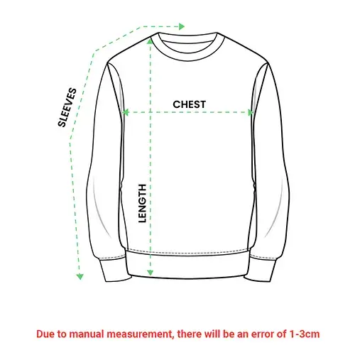 Sweatshirt Size chart