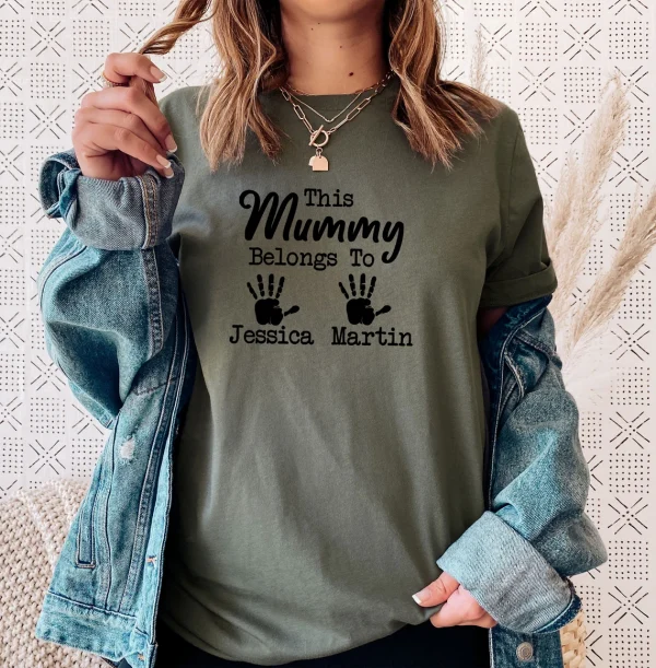 This-Mummy-Belongs-To-Mama-Shirt-Custom-Mum-Shirt-Personalised-Mummy-New-Mum-Gift-1.webp This Mummy Belongs To, Mama Shirt, Custom Mum Shirt, Personalized Mummy, New Mum Gift