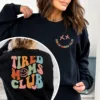 Tired-Moms-Club-3-1.jpg Tired Moms Club Sweatshirt, Sarcastic Mama, Cool Mom, Funny Mama Sweater, Mother's Day Gift