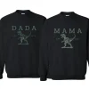 Two Rex Mommy and Me Crewneck, Dinosaur Custom Rex Sweatshirt, Mother's Day, Father's Day, Couple Matching Sweatshirt, The Best Family Holiday Gift