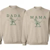 Two Rex Mommy and Me Crewneck, Dinosaur Custom Rex Sweatshirt, Mother's Day, Father's Day, Couple Matching Sweatshirt, The Best Family Holiday Gift