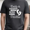 Unique Dad And Daughter Bonding Print T-Shirt - Soft, Breathable, Casual Short Sleeve Tee For Men, Perfect Summer Wear, Great Gift Idea