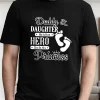 Unique Dad And Daughter Bonding Print T-Shirt - Soft, Breathable, Casual Short Sleeve Tee For Men, Perfect Summer Wear, Great Gift Idea