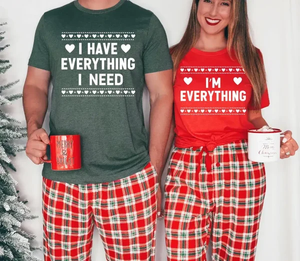 Valentines-Day-Shirt-1.webp Couples Shirts, I Have Everything I Need , I Am Everything Shirt, Matching Couples Shirts, Matching Shirts