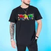 Super Gamer Dad T-Shirt ? Fun Retro Gaming Father?s Day Tee