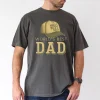 World's Best Dad With Hat Design T-Shirt, The Best Father's Day Gift