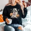 il_1140xN.6356690735_auvn Halloween Raccoon Sweatshirt, Halloween Spooky Season Crewneck, Raccoon Lover Shirt