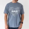 Word Art Dad Shirt, Heart of a Father, Thoughtful Gift for Dad - The Best Father's Day Gift