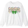 5.0 Proud Autism Mama Handprint Sweatshirt, Colorful Handprint Letters Crewneck