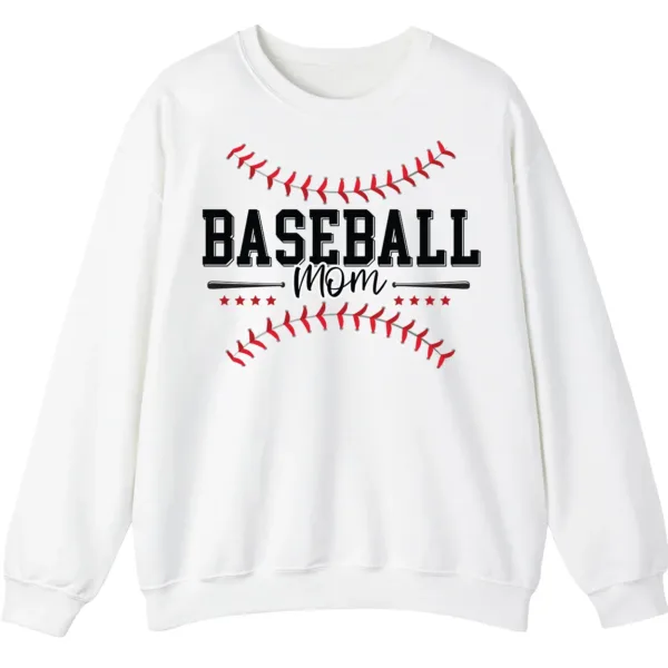 Baseball Mom Sweatshirt - Game Day Crewneck for Sports Mothers