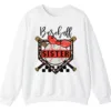 5.0 Baseball Sister Leopard Print Checkered Sweatshirt, Red Bow Game Day Sibling Pullover, Cute Softball Fan Gift