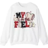 5.0 My Heart Is On That Field Baseball Crewneck Sweatshirt