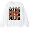 5.0 Basketball Mama Bow Crewneck Sweatshirt
