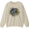 5.1 Largemouth Bass Fishing Sweatshirt - Camo Splash Art Crewneck