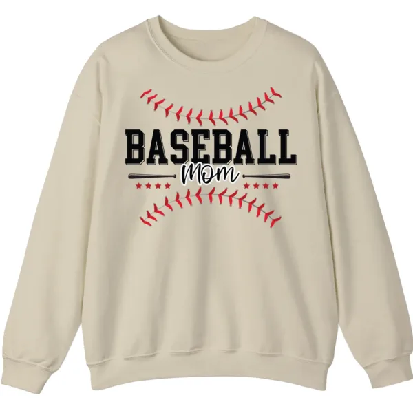 Baseball Mom Sweatshirt - Game Day Crewneck for Sports Mothers