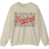 5.1 Baseball Terms Sweatshirt - Typographic Word List Crewneck Gift