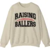 5.1 Raising Ballers Sweatshirt, Baseball Mom Crewneck, Softball Game Day Pullover, Sports Parent Gift