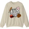 5.1 Watch Your Mouth Baseball Mom Sweatshirt, Funny Game Day Crewneck, My Boy Might Not Always Swing Pullover, Baseball Parent Gift