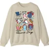 5.1 Game Day Essentials Baseball Collage Sweatshirt, Team Spirit Sports Uniform Crewneck, Popcorn Hot Dog Hydration Pullover