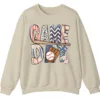 5.1 Game Day Baseball Patriotic USA Crewneck Sweatshirt