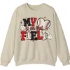 5.1 My Heart Is On That Field Baseball Crewneck Sweatshirt