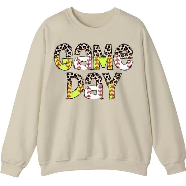 5.1 Baseball Game Day Graphic Crewneck Sweatshirt
