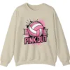 5.1 Volleyball Pink Out Gameday Sweatshirt, Breast Cancer Awareness Crewneck