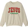 Jesus Is The Reason For The Season Christian Christmas Sweatshirt