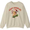 5.1 Can't Catch Me Gingerbread Man Skateboard Funny Christmas Sweatshirt