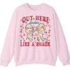 5.2 Out Here Lookin' Like A Snack Christmas Bow Sweatshirt - Funny Holiday Crewneck