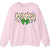 5.2 Proud Autism Mama Handprint Sweatshirt, Colorful Handprint Letters Crewneck