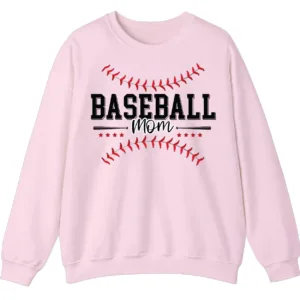 Baseball Mom Sweatshirt - Game Day Crewneck for Sports Mothers