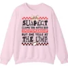 5.2 Funny Baseball Mom Suspect Yells at Ump Sweatshirt, Game Day Softball Parent Crewneck, Bad Sportsmanship Pullover Gift