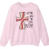 Baseball Cross Psalm 96:12 Sweatshirt, Christian Game Day Crewneck, Religious Sports Pullover, Faith and Baseball Fan Gift