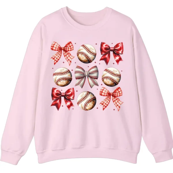 5.2 Sporty Girl Aesthetic Baseball Theme Crewneck Gift Idea