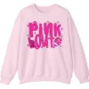 5.2 Pink Out Football Breast Cancer Fighter Support Crewneck