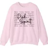 5.2 Pink Spirit Breast Cancer Awareness Sweatshirt, Warrior Hope Survivor Word Cloud Shirt