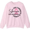 5.2 Stronger Than The Setback Sweatshirt, Breast Cancer Awareness Pink Ribbon Comeback Shirt