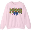 5.2 Cute Colorful Puzzle Piece Mama Crewneck, Autism Awareness Bubble Letters Sweatshirt