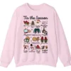 5.2 'Tis The Season Christmas Sweatshirt, Hot Cocoa Cookie Holiday Crewneck