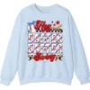 5.3 Baseball Mama Checkered Sweatshirt, Retro Softball Bow Crewneck, Game Day Mom Pullover