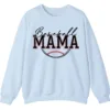 5.3 Baseball Mama Game Day Crewneck Sweatshirt for Women