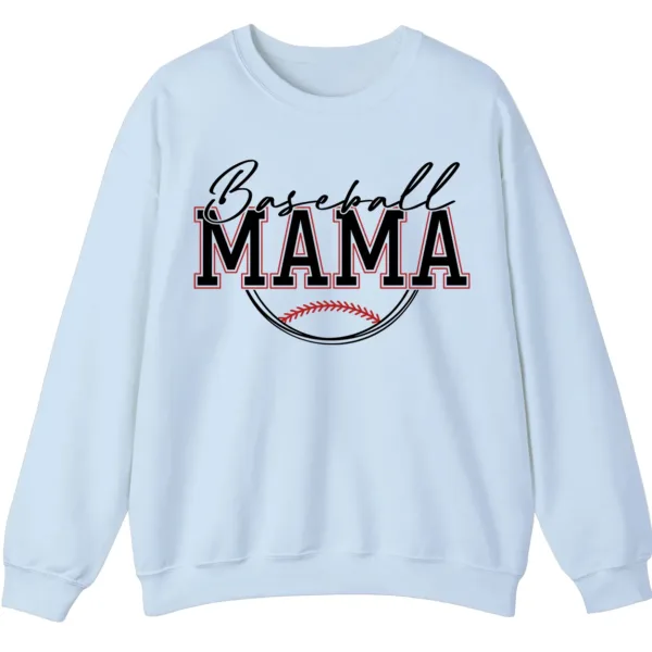 5.3 Baseball Mama Game Day Crewneck Sweatshirt for Women
